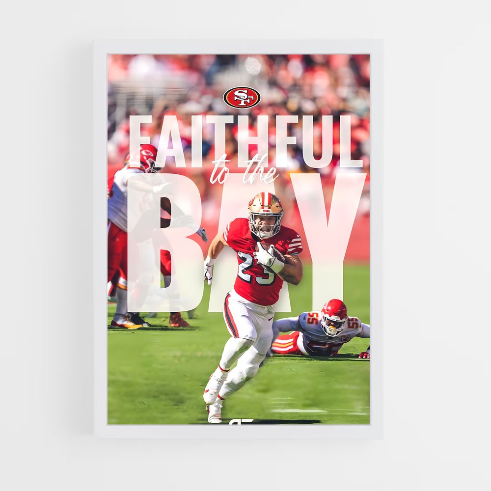 Poster Touchdown 49ers (vue 3)
